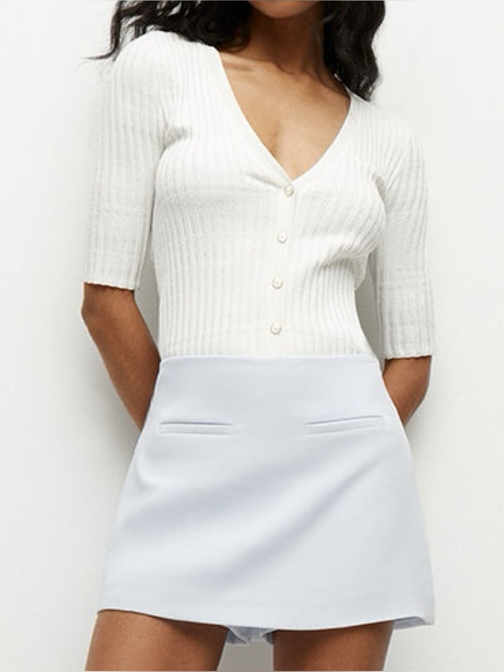 Veronica Beard Ribbed Cardigan